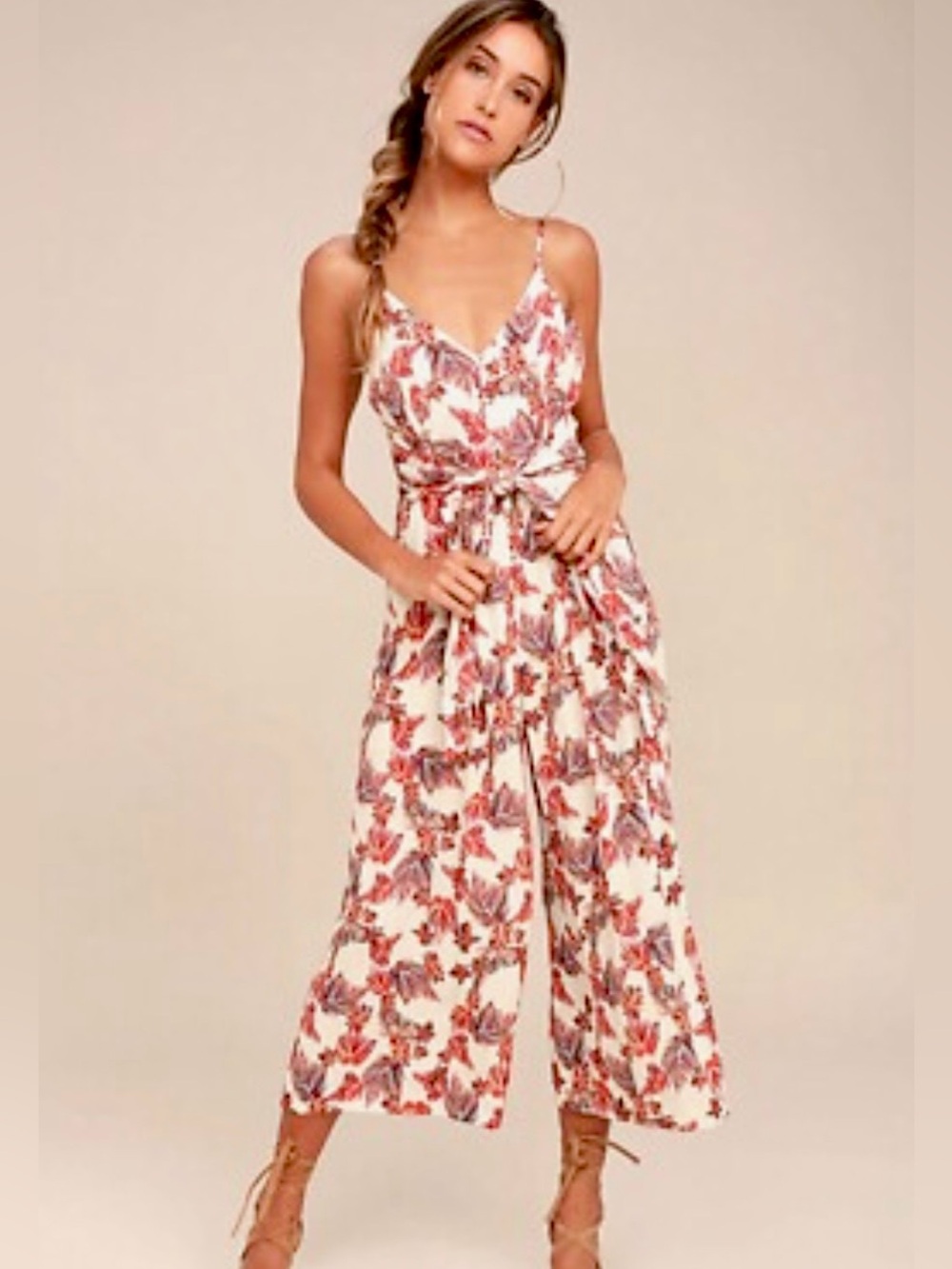 Free People Hot Tropics Romper Size 8